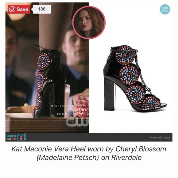 KAT MACONIE Shoes - KAT MACONIE Vera Patent Leather Open Toe Embellished Boots Size 36
